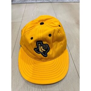 Ebbets Field Flannels Gold Sox Baseball Cap Yellow Leather Strapback Hat USA